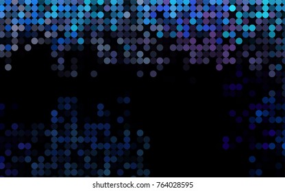 Light Multicolor, Rainbow vector red pattern of geometric circles, shapes. Colorful mosaic banner. Geometric background with colored disks.