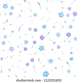 Light Multicolor, Rainbow vector seamless doodle background. Shining colored illustration with leaves in doodle style. Hand painted design for web, leaflet, textile.
