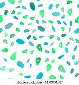 Light Multicolor, Rainbow vector seamless texture in triangular style with circles. Circles, lines on abstract background with colorful gradient. Pattern can be used for websites.