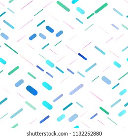 Light Multicolor, Rainbow vector seamless cover with long lines. Glitter abstract illustration with colored sticks. The template can be used as a background.