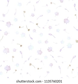 Light Multicolor, Rainbow vector seamless doodle backdrop. Doodle illustration of leaves in Origami style with gradient. Hand painted design for wrapping, wallpaper.