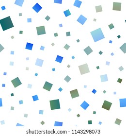 Light Multicolor, Rainbow vector seamless texture in rectangular style. Abstract gradient illustration with rectangles. Pattern can be used for websites.