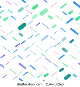 Light Multicolor, Rainbow vector seamless cover with long lines. Shining colored illustration with narrow lines. The template can be used as a background.