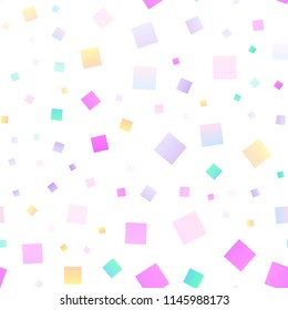 Light Multicolor, Rainbow vector seamless template with crystals, rectangles. Illustration with set of colorful rectangles. Pattern for commercials.