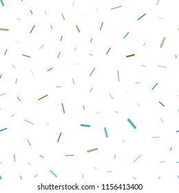 Light Multicolor, Rainbow vector seamless texture with colored lines. Blurred decorative design in simple style with lines. The pattern can be used for busines ad, booklets, leaflets