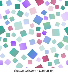 Light Multicolor, Rainbow vector seamless layout with lines, rectangles. Illustration with set of colorful rectangles. The template can be used as a background.