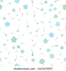 Light Multicolor, Rainbow vector seamless hand painted backdrop. Brand new colored illustration with leaves. Brand new style for your business design.