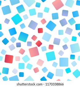 Light Multicolor, Rainbow vector seamless cover in polygonal style. Abstract gradient illustration with rectangles. Pattern for commercials.