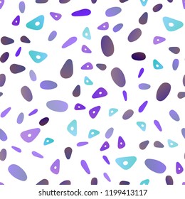 Light Multicolor, Rainbow vector seamless cover in polygonal style with circles. Decorative design in abstract style with lines, dots. The template can be used as a background.