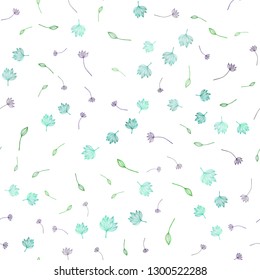 Light Multicolor, Rainbow vector seamless hand painted backdrop. New colorful illustration in doodle style with leaves. The template for background of cell phones.