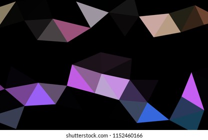 Light Multicolor, Rainbow vector shining hexagonal shining triangular. Triangular geometric sample with gradient.  A new texture for your design.