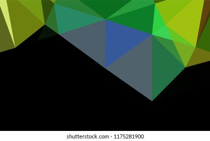 Light Multicolor, Rainbow vector shining hexagonal pattern. Glitter abstract illustration with an elegant design. Brand new style for your business design.