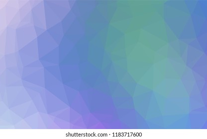 Light Multicolor, Rainbow vector shining hexagonal pattern. Modern geometrical abstract illustration with gradient. Brand new style for your business design.