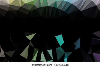 Light Multicolor, Rainbow vector shining hexagonal pattern. Modern geometrical abstract illustration with gradient. A new texture for your design.