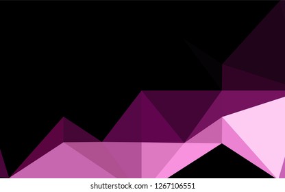 Light Multicolor, Rainbow vector shining hexagonal pattern. Brand new colored illustration in blurry style with gradient. The template can be used as a background for cell phones.