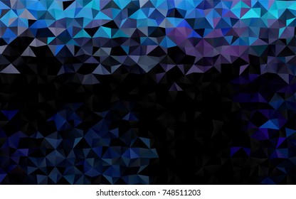 Light Multicolor, Rainbow vector shining triangular background. A vague abstract illustration with gradient. The elegant pattern can be used as part of a brand book.