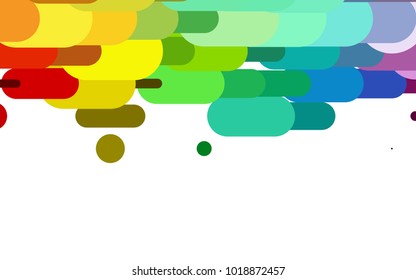 Light Multicolor, Rainbow vector template with repeated sticks. Decorative shining illustration with lines on abstract template. The pattern can be used for websites.