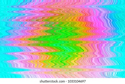 Light Multicolor, Rainbow vector template with bent ribbons. Creative illustration in halftone marble style with gradient. New composition for your brand book.