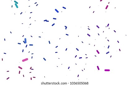 Light Multicolor, Rainbow vector template with repeated sticks. Glitter abstract illustration with colored sticks. The template can be used as a background.