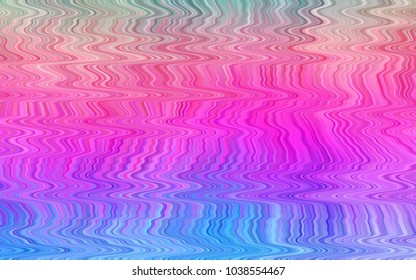 Light Multicolor, Rainbow vector template with bubble shapes. A sample with blurred bubble shapes. A completely new template for your business design.