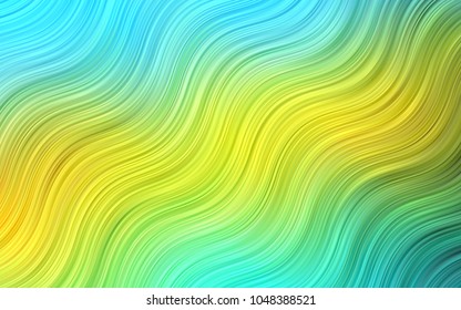 Light Multicolor, Rainbow vector template with abstract lines. Shining crooked illustration in marble style. A completely new marble design for your business.