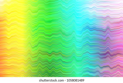 Light Multicolor, Rainbow vector template with bubble shapes. A sample with blurred bubble shapes. A completely new marble design for your business.