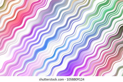 Light Multicolor, Rainbow vector template with bubble shapes. Blurred geometric sample with gradient bubbles.  Marble design for your web site.