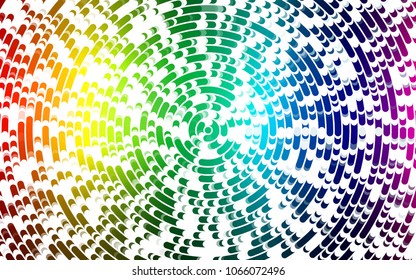 Light Multicolor, Rainbow vector template with abstract lines. Colorful illustration in abstract marble style with gradient. Brand-new design for your ads, poster, banner.