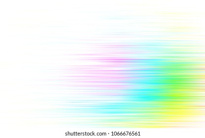 Light Multicolor, Rainbow vector template with repeated sticks. Blurred decorative design in simple style with lines. The template can be used as a background.