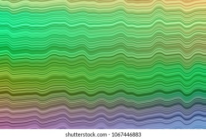 Light Multicolor, Rainbow vector template with bubble shapes. A sample with blurred bubble shapes. A completely new marble design for your business.