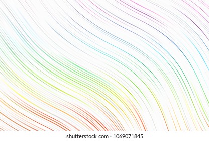 Light Multicolor, Rainbow vector template with bubble shapes. Shining illustration, which consist of blurred lines, circles. The best blurred design for your business.