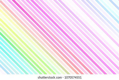 Light Multicolor, Rainbow vector template with repeated sticks. Modern geometrical abstract illustration with staves. The pattern can be used for busines ad, booklets, leaflets