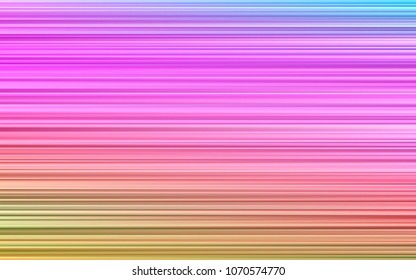 Light Multicolor, Rainbow vector template with repeated sticks. Lines on blurred abstract background with gradient. The pattern can be used for busines ad, booklets, leaflets