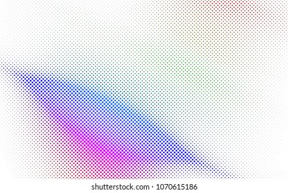 Light Multicolor, Rainbow vector  template with circles. Blurred bubbles on abstract background with colorful gradient. The pattern can be used for aqua ad, booklets.