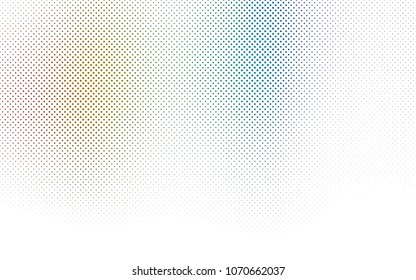 Light Multicolor, Rainbow vector  template with circles. Blurred decorative design in abstract style with bubbles. New design for ad, poster, banner of your website.