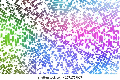 Light Multicolor, Rainbow vector template with bent ribbons. Brand-new colored illustration in marble style with gradient. Pattern for your business design.