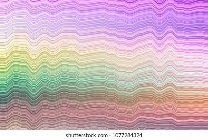 Light Multicolor, Rainbow vector template with lava shapes. Shining crooked illustration in marble style. Marble design for your web site.
