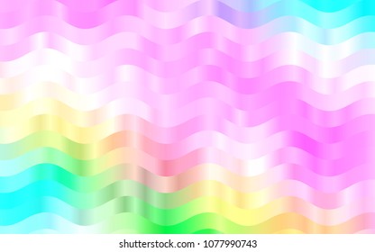 Light Multicolor, Rainbow vector template with bubble shapes. Blurred geometric sample with gradient bubbles.  Marble design for your web site.