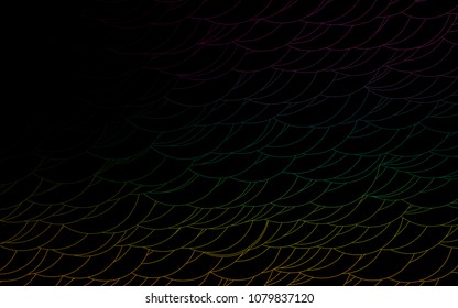 Light Multicolor, Rainbow vector  template with circles. Beautiful colored illustration with blurred circles in nature style. Beautiful design for your business natural advert.