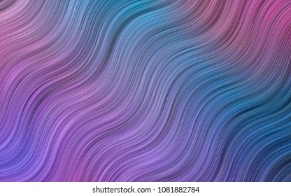 Light Multicolor, Rainbow vector template with abstract lines. A completely new color illustration in marble style. Marble design for your web site.