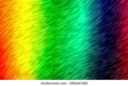 Light Multicolor, Rainbow vector template with bubble shapes. Shining illustration, which consist of blurred lines, circles. The template for cell phone backgrounds.