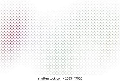 Light Multicolor, Rainbow vector  template with circles. Blurred bubbles on abstract background with colorful gradient. Completely new template for your brand book.