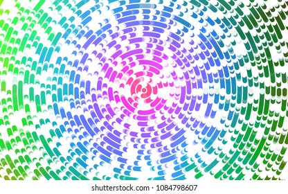 Light Multicolor, Rainbow vector template with bubble shapes. Blurred geometric sample with gradient bubbles.  A completely new marble design for your business.