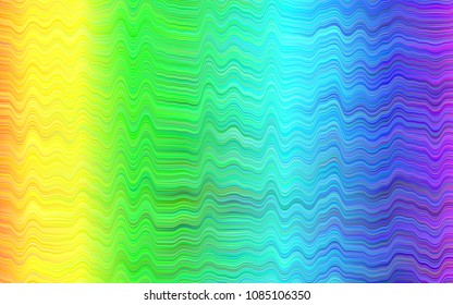 Light Multicolor, Rainbow vector template with bubble shapes. Shining illustration, which consist of blurred lines, circles. A completely new template for your business design.