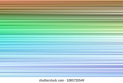 Light Multicolor, Rainbow vector template with repeated sticks. Decorative shining illustration with lines on abstract template. The template can be used as a background.