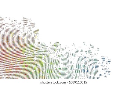 Light Multicolor, Rainbow vector template with repeated sticks. Glitter abstract illustration with colored sticks. Best design for your ad, poster, banner.
