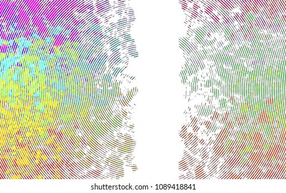 Light Multicolor, Rainbow vector template with repeated sticks. Blurred decorative design in simple style with lines. Smart design for your business advert.