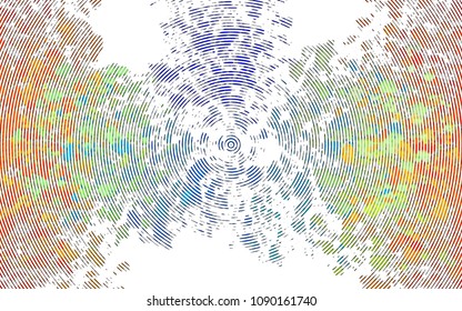 Light Multicolor, Rainbow vector template with repeated sticks. Modern geometrical abstract illustration with staves. The pattern can be used as ads, poster, banner for commercial.