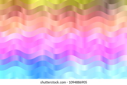 Light Multicolor, Rainbow vector template with liquid shapes. Creative illustration in halftone marble style with gradient. A new texture for your  ad, booklets, leaflets.