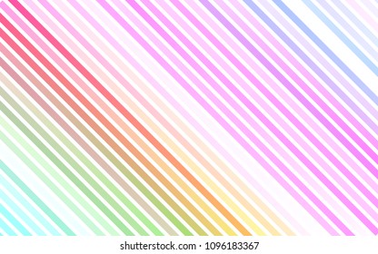 Light Multicolor, Rainbow vector template with repeated sticks. Modern geometrical abstract illustration with staves. The pattern can be used for websites.